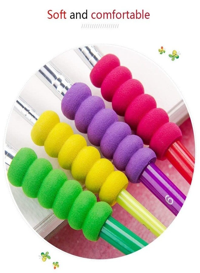 DEZIINE�4pcs Soft Grip Paint Brush Set - Kids Paint Brushes - 4 Assorted Paint Brushes for Watercolor Paint Brush - Image 3